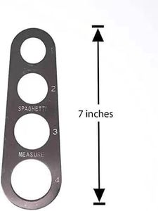 Hot Selling Kitchen Stainless Steel 4 Hole Control <b>Tool</b> Pasta Measure Spaghetti Noodle Measurer Spaghetti <b>Measuring</b> <b>Tool</b> - Product Image 2