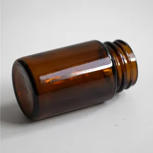 75 मिलीलीटर एम्बर ग्लास फार्मास्युटिकल ग्रेड की बोतलें एम्बर सिरप दवा कांच की बोतल