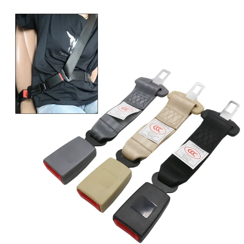 Rallonge de ceinture de sécurité pour voiture 23CM 29CM Rallonge de ceinture réglable pour les femmes enceintes 2 points