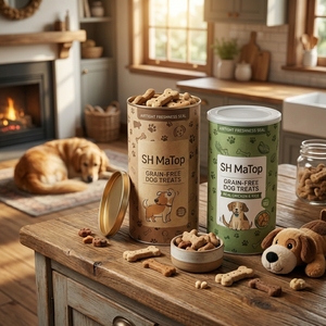 Boîte en papier composite hermétique pour aliments pour animaux de compagnie, emballage pour friandises pour chiens - Product Image 5