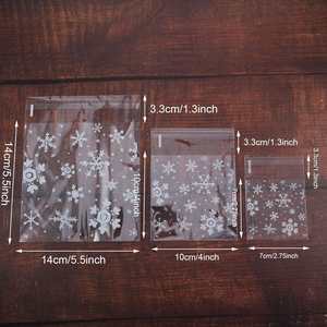 Il Cellophane trasparente all'ingrosso può essere personalizzato il sacchetto trasparente autoadesivo del Opp <span class=keywords><strong>per</strong></span> gli spuntini della cottura del biscotto della caramella - Product Image 2