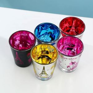 Vasos de Chupito Personalizados al por Mayor con Logotipo, de 2oz, de Lujo, para Recuerdos Turísticos, con Recubrimiento Electrolítico Esmerilado - Product Image 3