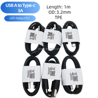 Grosir kabel USB mikro ponsel Android pengisian cepat kabel Data Usb untuk Nokia