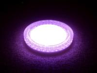Plafonnier LED moderne de luxe avec bordure en cristal |   Plafonnier à intensité variable 3-CCT |   Plafonnier rond fin 24W 36W pour chambre à coucher