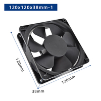 12038 DC-Lüfter 12V/24V Kugellager Kunststoffblätter OEM/ODM für Energiespeicherschrank-Belüftung