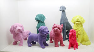 Escultura Artificial de resina para decoración del hogar, escultura de Animal flocado para decoración del hogar, XY-20031917 CN;FUJ <span class=keywords><strong>REDECO</strong></span> - Product Image 6