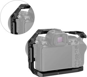 กรงอะลูมิเนียมอัลลอยด์ขนาดเล็กสำหรับกล้อง Nikon Z5 / Z6 / Z7 / <span class=keywords><strong>Z6II</strong></span> / Z7II พร้อมราง NATO ในตัวและฐานติดตั้งรองเท้าเย็น - Product Image 5