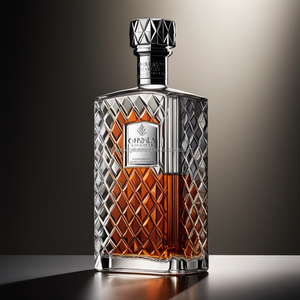 Bouteilles en verre plat en relief <span class=keywords><strong>haut</strong></span> <span class=keywords><strong>de</strong></span> <span class=keywords><strong>gamme</strong></span> 700ml/750ml forme unique pour bouteilles vides <span class=keywords><strong>de</strong></span> vodka whisky <span class=keywords><strong>gin</strong></span> et liqueur avec bouchons - Product Image 6