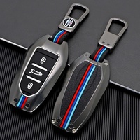 Étui de protection pour clé, accessoires auto pour Peugeot 208 3008 308 508 408 2008 307 4008 5008, porte-clés télécommande en alliage de zinc