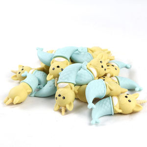 Papeterie Soododo XDDD125 : Crayons 3D colorés, crayons en forme d'animaux (licorne, sirène), règle, colle, gomme, cahier - Product Image 2