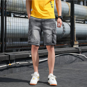 Shorts en jean de haute qualité pour hommes, shorts en denim d'été 2021, pantalons courts pour garçons, jeunes shorts en jean respirants pour hommes - Product Image 1