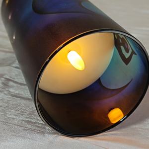 Vela <span class=keywords><strong>de</strong></span> Pilar <span class=keywords><strong>de</strong></span> Alambre <span class=keywords><strong>de</strong></span> Cobre Triple con LED <span class=keywords><strong>de</strong></span> <span class=keywords><strong>Siete</strong></span> Chakras Curativos, Diseño <span class=keywords><strong>de</strong></span> Mandala Espiritual, Sin Llama, con Control Remoto, Decoración - Product Image 4