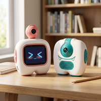 Robot de bureau intelligent AI, appareil interactif de bureau intelligent, WiFi 4G, écran multilingue, caméra pour la maison et le bureau