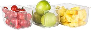 4/5 kompartemen nampan penghias bening server bumbu dingin dengan tutup untuk Bar OEM grosir penyimpan makanan bawah es transparan - Product Image 2