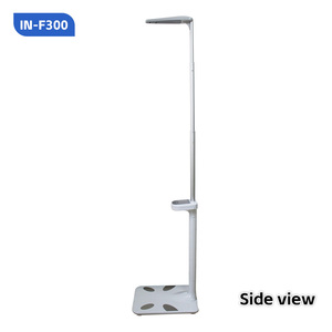Báscula Médica con Pantalla LCD Grande para Medir <span class=keywords><strong>Peso</strong></span> <span class=keywords><strong>y</strong></span> <span class=keywords><strong>Altura</strong></span>, con Cálculo Inteligente <span class=keywords><strong>de</strong></span> IMC, Capacidad <span class=keywords><strong>de</strong></span> 300 kg, Certificación ROHS, OEM, ABS - Product Image 2