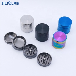 Tiendas de tabaco <span class=keywords><strong>4</strong></span> capas 40mm 50mm 63mm molinillos hierba molinillo de humo accesorios para fumar personalizados - Product Image 1