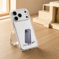 Coque de téléphone personnalisée 3D antichoc et étanche en TPU+PC avec chargement sans fil pour iPhone 17 Pro