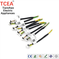 Arnés de cableado de luz ambiental interior delantera personalizado con carcasa H201701032401A Terminal T20170PT0101A para fábrica de vehículos