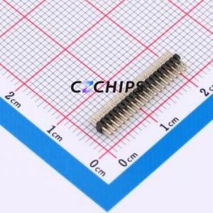 A100UP-ZS20P Pin Header Through hole Component (THT),P=1mm Connector ( Pin Structure: 2x20P )( Pitch: 1mm )( Row Spacing: 1mm ) - Product Image 2