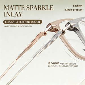 22326 Montature per <span class=keywords><strong>occhiali</strong></span> Xiaohongshu stile rilassato anti-età, protezione dalla luce blu, stile celebrità online, montatura larga 3,5 mm. - Product Image 4
