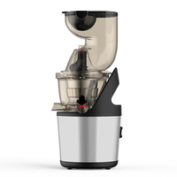Huishoudelijke Multifunctionele Elektrische Slow Juicer met Grote Opening, RVS, Hydraulische Koudpers, Langzame Persmachine