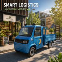 Camion de fret électrique pour véhicules à énergie nouvelle, mini-pick-up robuste avec cabine fermée et batterie haute capacité