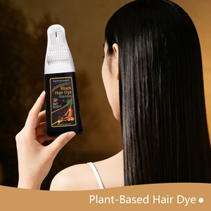 Tinta per <span class=keywords><strong>Capelli</strong></span> Naturale Nera OEM, Crema Colorante Permanente a Base di Erbe, Copre i <span class=keywords><strong>Capelli</strong></span> Grigi Istantaneamente, <span class=keywords><strong>Senza</strong></span> <span class=keywords><strong>Ammoniaca</strong></span> - Product Image 3