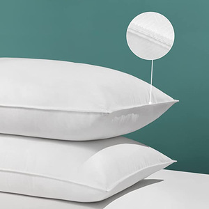 หมอนรองคอทำจากไมโครไฟเบอร์สำหรับคู่รักหมอนรองคอแบบ90gsm ทำจากโพลีเอสเตอร์สีขาว100% ตามสั่ง - Product Image 2