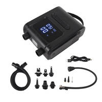 Nouvelle pompe numérique pour paddle board, pompe SUP, pompe de surf DC12V, adaptateur GS, gonfleur de pneus de voiture avec lumière LED