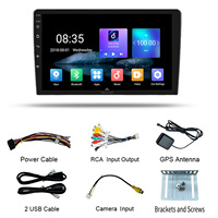 Autoradio 9 pouces 2 Din avec Carplay sans fil, Android Auto, navigation GPS, lecteur multimédia, Bluetooth, WiFi, FM, RDS, radio universelle