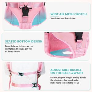 Mochila Porta Mascotas Ajustable y Moderna para Perros, con Acolchado Suave, Reflectante e Impermeable, para Perros Pequeños/Medianos - Product Image 2