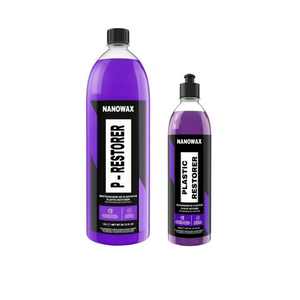 Restaurateur de plastique 500 ml Retour au noir avec effet longue durée Plastiques extérieurs automobiles Fabriqué par Nanowax la <span class=keywords><strong>meilleure</strong></span> usine du monde - Product Image 1