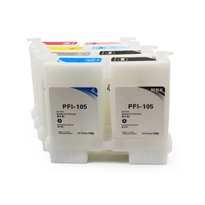 Cartucho de Tinta Recargable Supercolor de 130 ml/unidad 105 con Chip Importado para Impresora Canon IPF 6300 6350 6300S 6350S - Product Image 1