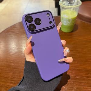 Coque de protection rigide effet seconde peau pour iPhone 16, couleur unie, couverture intégrale avec protection d'objectif intégrée, compatible avec Apple 17 Pro - Product Image 5