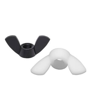 Fabricant de boulons et d'écrous, écrou rond à fond pivotant en plastique noir, écrou à double aile pivotant en plastique de haute qualité - Product Image 5