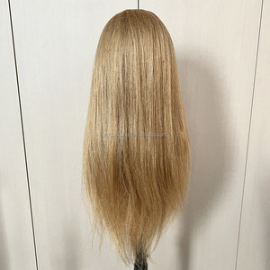 Mannequin à <span class=keywords><strong>cheveux</strong></span> naturels 100% humains pour coiffure de mariée, poupée à <span class=keywords><strong>cheveux</strong></span>, tête d'entraînement pour la coiffure, mannequin avec épaules - Product Image 2