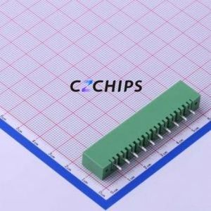 KF2EDGVM-5.0-10P Plug-in Terminal Block Through hole,P=5mm Connector Board-to-Board / Socket - Closed Screw Fixing 1x10P 5mm - Product Image 2