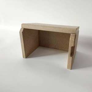 Panneau de <span class=keywords><strong>vermiculite</strong></span> réfractaire ignifuge de cheminée panneau isolant ignifuge pour poêle à bois matériau d'ignifugation de qualité supérieure - Product Image 1