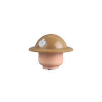 Mini-casque de camouflage militaire britannique et français de la Seconde Guerre mondiale, chapeau polonais, accessoire de figurine en blocs de construction, plastique ABS