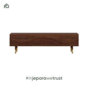 Lisa Cabinet Refined teak wood cabinet designed to organize spaces while adding warmth and timeless style - Product Image 1