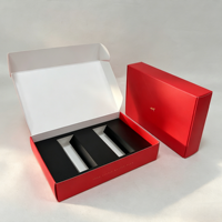 Boîte d'expédition en carton personnalisée à faible MOQ avec plateau intérieur, impression recto simple pour l'emballage de gâteaux, aliments, etc.