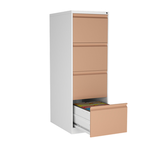 Morgie — stockage vertical à 4 tiroirs, personnalisé, tout en métal, meubles de bureau, en acier, armoire de remplissage - Product Image 4