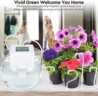 Dispositifs d'arrosage automatiques programmables DIY, kit d'irrigation goutte à goutte, système d'arrosage automatique avec minuterie pour plantes d'intérieur