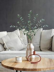 Ramas de Hojas de Eucalipto Artificiales en Oferta, Tallos de Hojas de Plástico para Decoración de Bodas, Hogar y Fotografía - Product Image 5