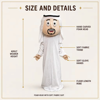 Costume de Mascotte de Dessin Animé Shengchi à Thème Arabe, pour Spectacles de Danse du Moyen-Orient, Accessoires de Tête pour Événements et Fêtes