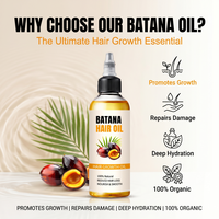 Aceite de Batana Sin Refinar, Aceite Natural para el Cabello, Control del Frizz, Suavidad, Brillo y Cuidado del Cuero Cabelludo, Para Todo Tipo de Cabello, Venta al Por Mayor