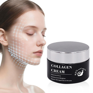 Crème pour le visage à base <span class=keywords><strong>d</strong></span>'<span class=keywords><strong>escargot</strong></span> pour le <span class=keywords><strong>traitement</strong></span> de l'acné, hydratante, réparatrice, blanchissante, éliminant les imperfections, anti-rides et raffermissante - Product Image 1