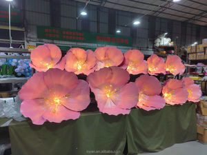 <span class=keywords><strong>Rose</strong></span> artificielle géante en soie, faite à la main, imperméable, à pétales ouvrables et refermables, pour la rentrée scolaire, Noël, le Nouvel An chinois - Product Image 4