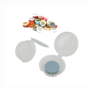 Kleine Ronde Wax Smelt Plastic Kaars Clamshell Verpakking