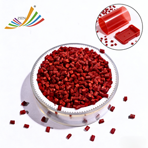 Masterbatch Rosso a Dispersione Rapida per Film Soffiato, Senza Effetto <span class=keywords><strong>Occhio</strong></span> di Pesce, Aumenta l'Efficienza Produttiva - Product Image 1